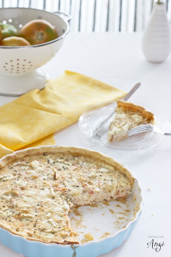 Quiche de Calabacín con Hojaldre