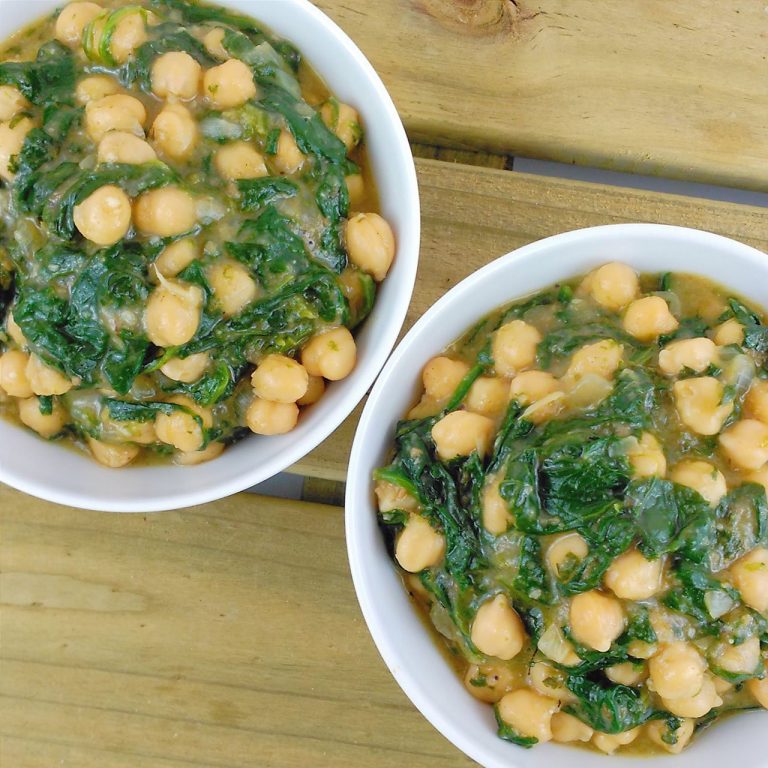 Garbanzos con Espinacas y Huevo Thermomix