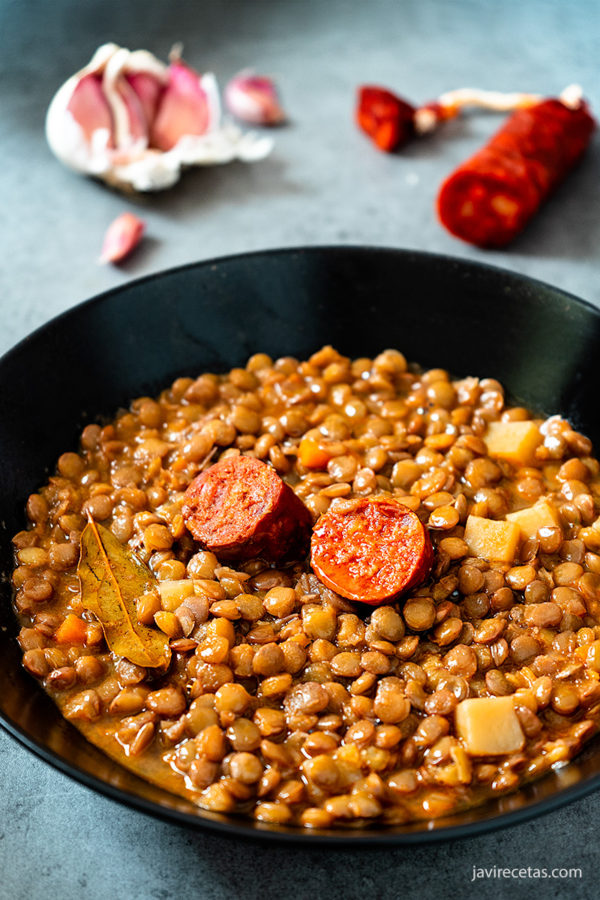 Lentejas de Bote con Patatas