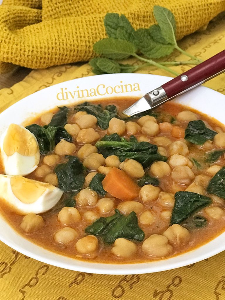 Cómo hacer potaje manchego de garbanzos y judías blancas