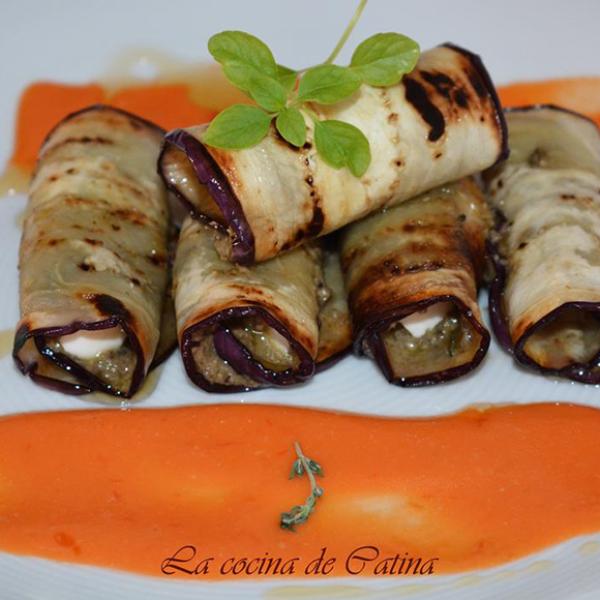 Rollitos de Berenjena a la Italiana