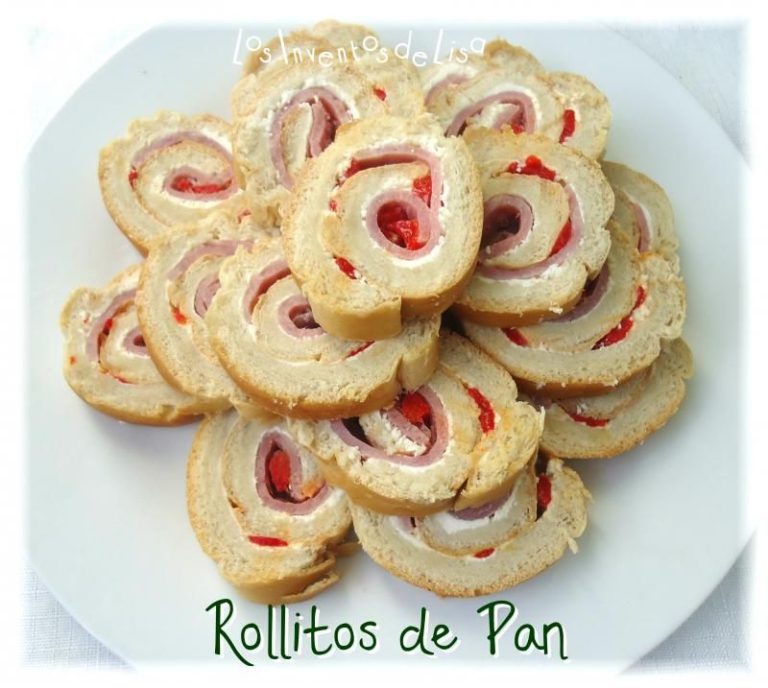 Rollitos de Pan Bimbo Rellenos al Horno