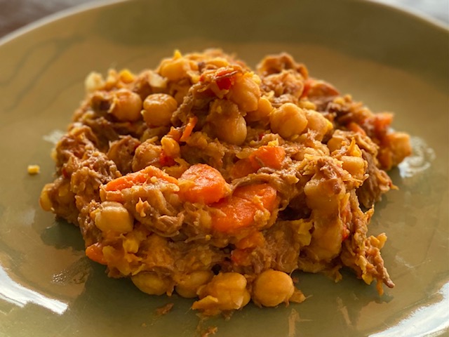 Cómo hacer ropa vieja con garbanzos