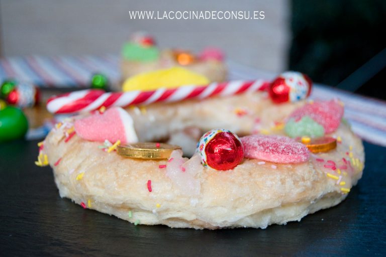 Roscón de Hojaldre con Crema