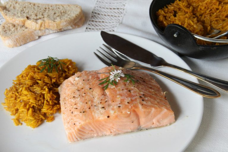 Salmón al Horno con Soja y Limón