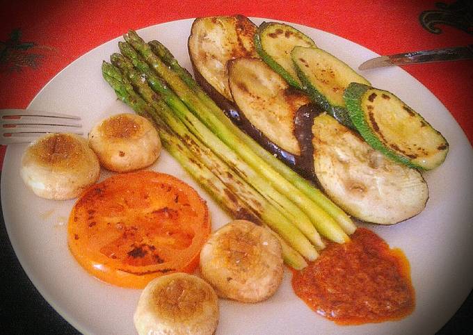 SALSAS PARA PARRILLADA DE VERDURAS