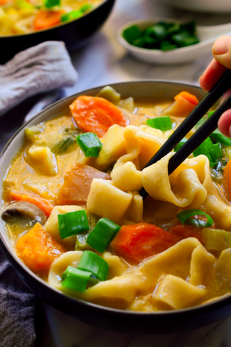 Cómo hacer sopa de miso con verduras