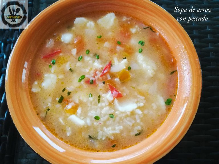 Receta: Sopa de Pescado con Arroz