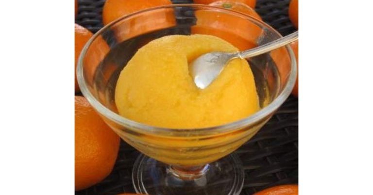 Sorbete de Naranja al Cava