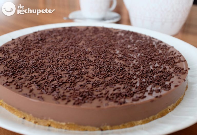 Tarta de Cuajada con Chocolate