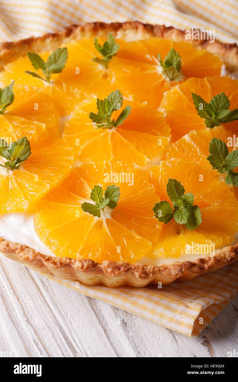 Tarta de Naranja sin Horno con Sobaos