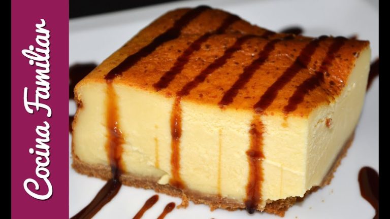 Tarta de queso con requesón y nata