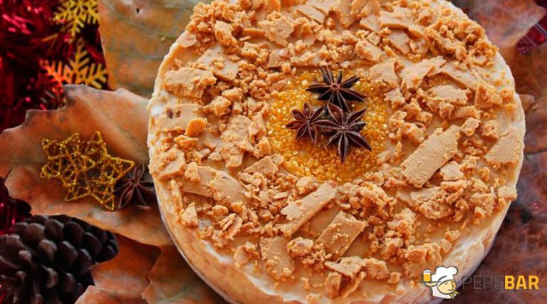 Tarta de Turrón Blando con Cuajada