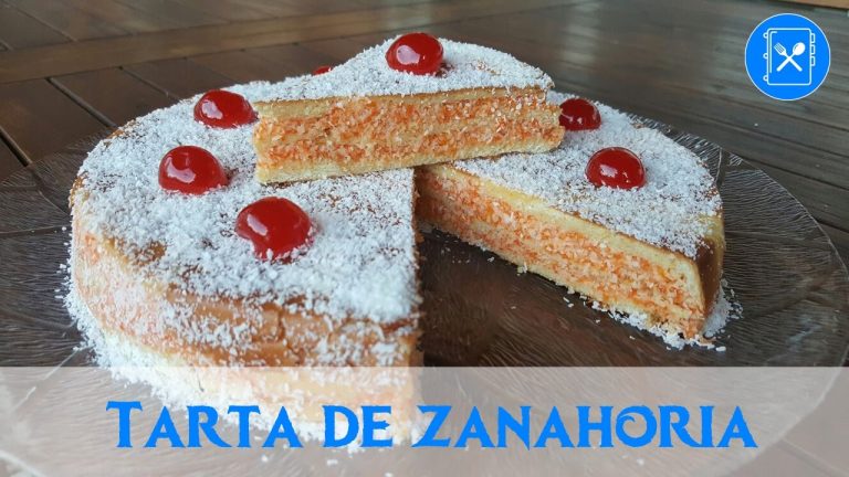 Tarta Fría de Zanahoria y Coco