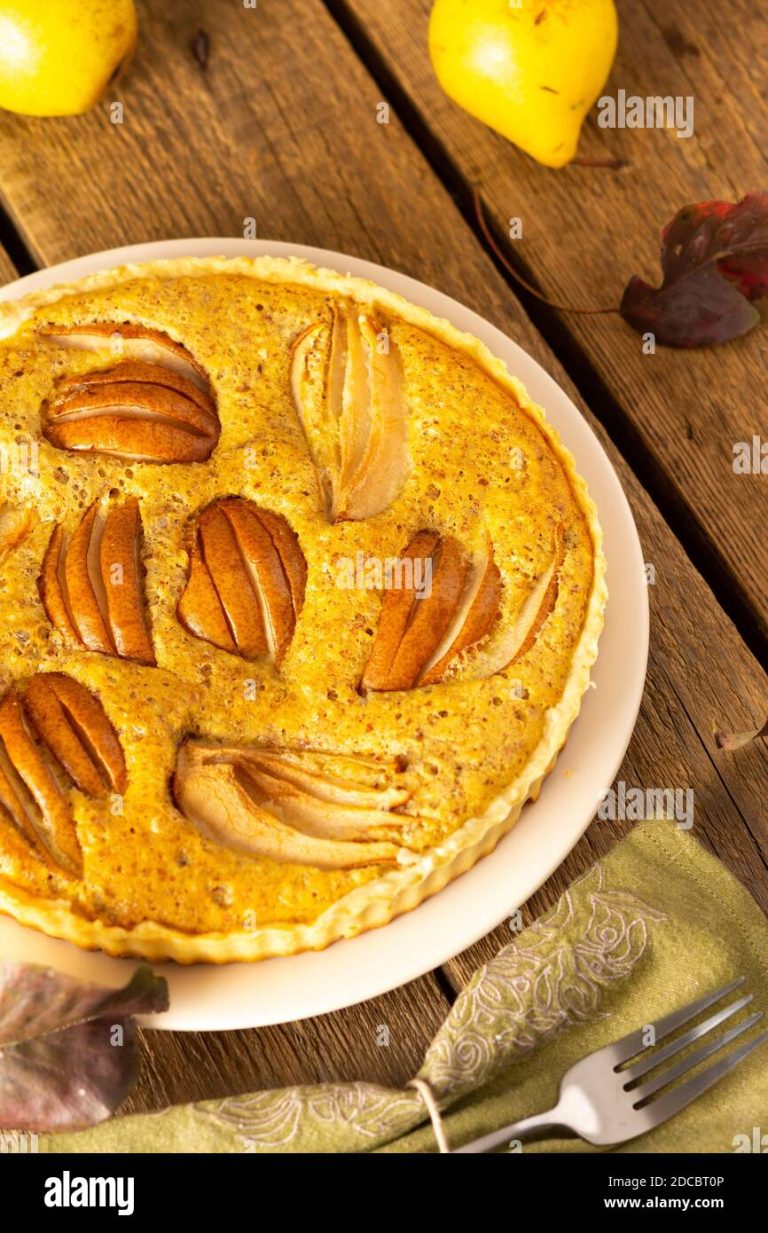 Tarta de Peras con Chocolate