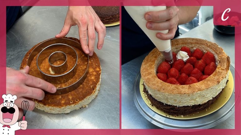 Tarta de Natillas y Bizcocho