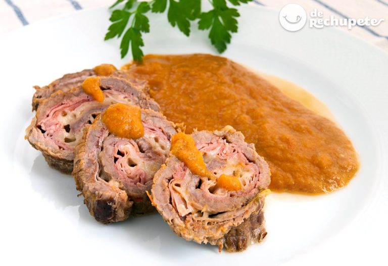 Rollo de Ternera Relleno en Olla Rápida