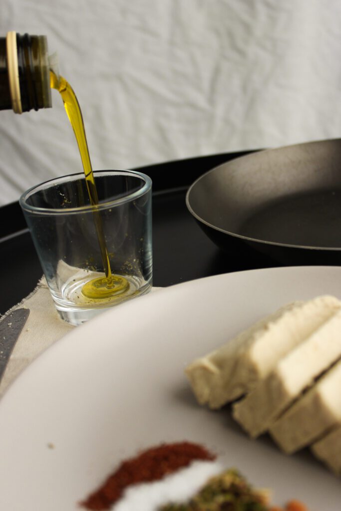 Tofu a la plancha con especias