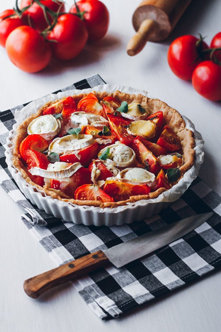 Gelatina de Tomate con Queso de Cabra