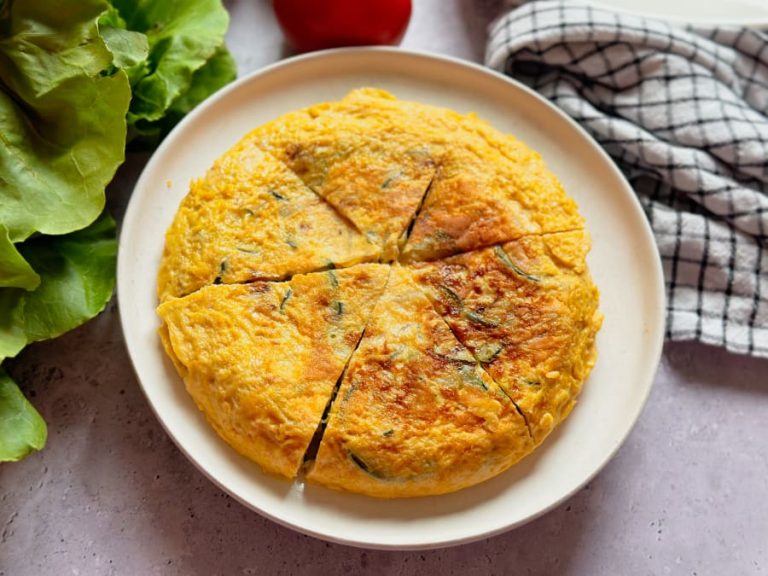 Tortilla de Calabacín y Cebolla Thermomix