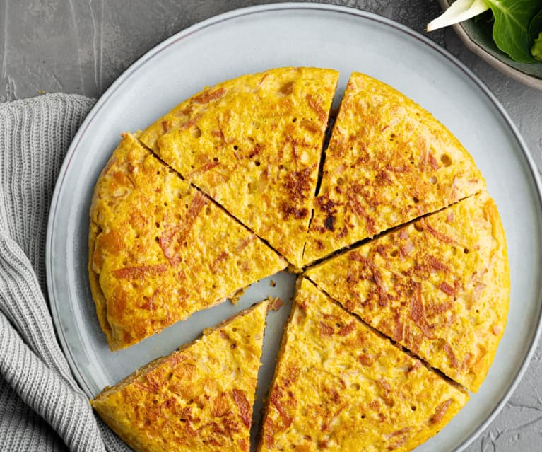 Tortilla de Patatas con Ajo