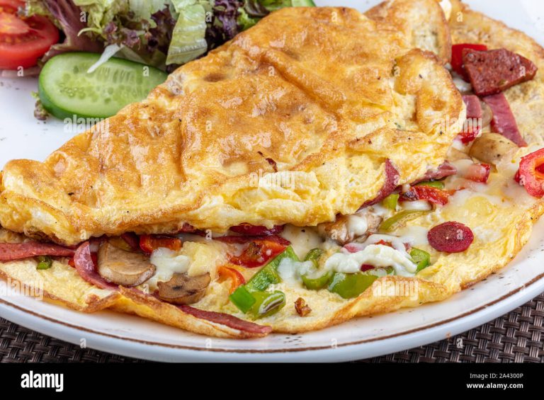 Tortilla de Espinacas y Champiñones