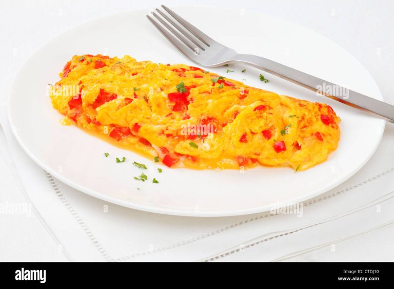 La deliciosa Tortilla Francesa de Huevo Revuelto