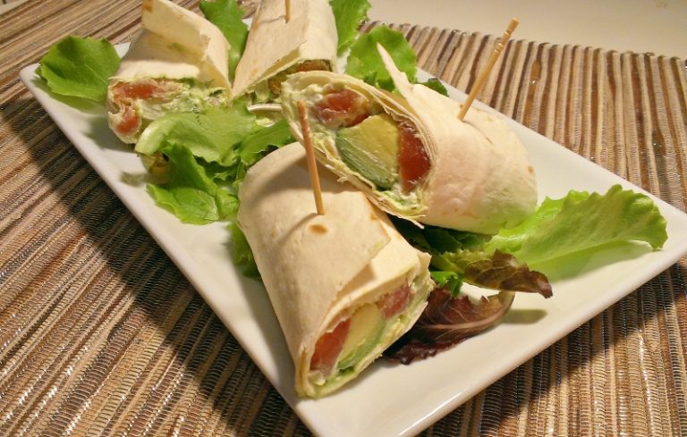 Wrap de Aguacate y Huevo